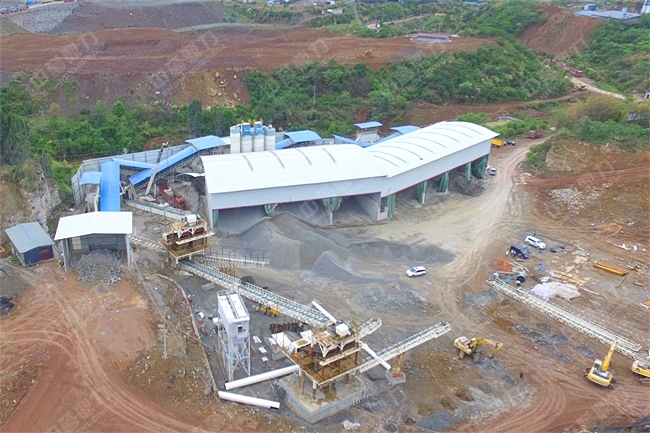 汪洋鎮(zhèn)合龍片時(shí)產(chǎn)800噸砂石生產(chǎn)線